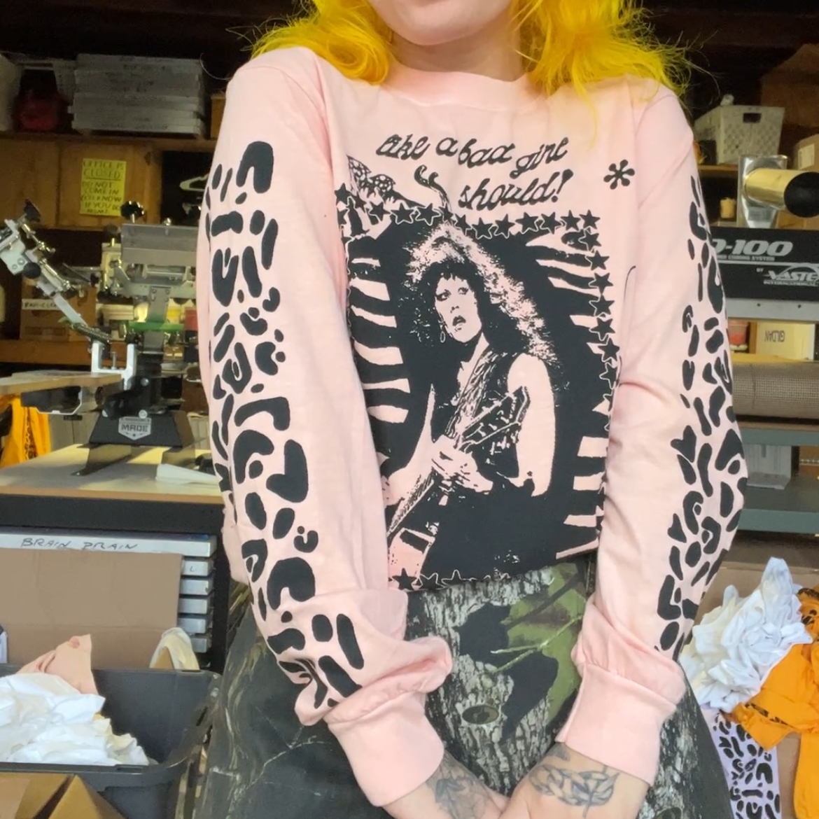 PINK poison ivy long sleeve (pre-order)