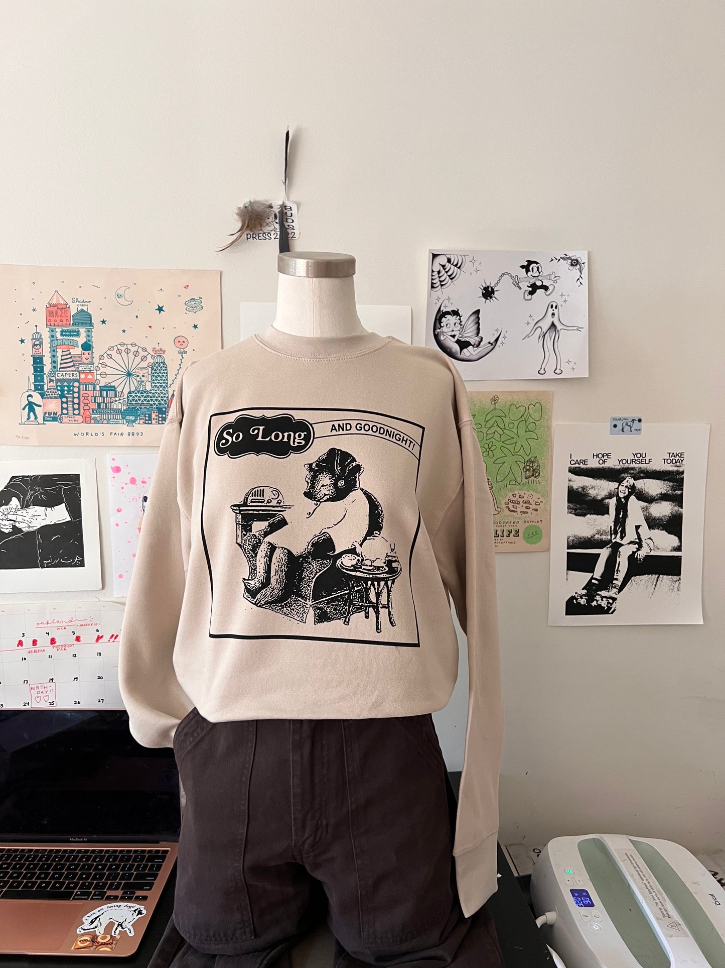 sleepytime tee/crewneck