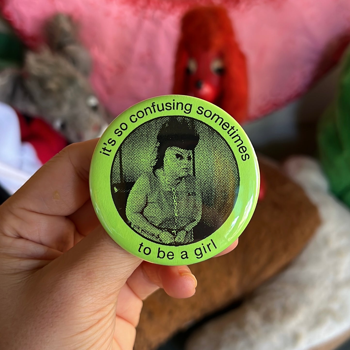 divine X charli large pin 2.25X2.25