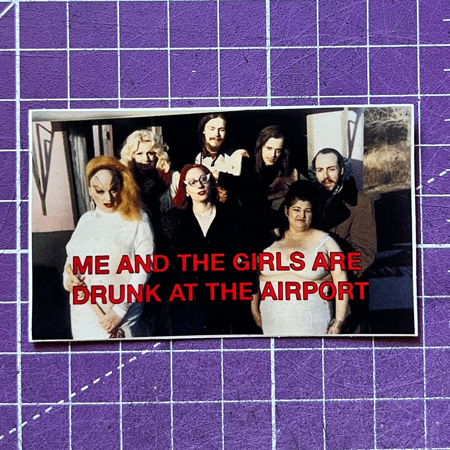 me and the girls stickie